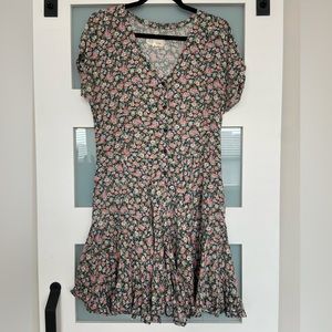 Current/Elliott flower print flowy dress